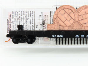 N Scale Micro-Trains MTL 04500230 WP Western Pacific 50' Flat Car #1906 w/ Load