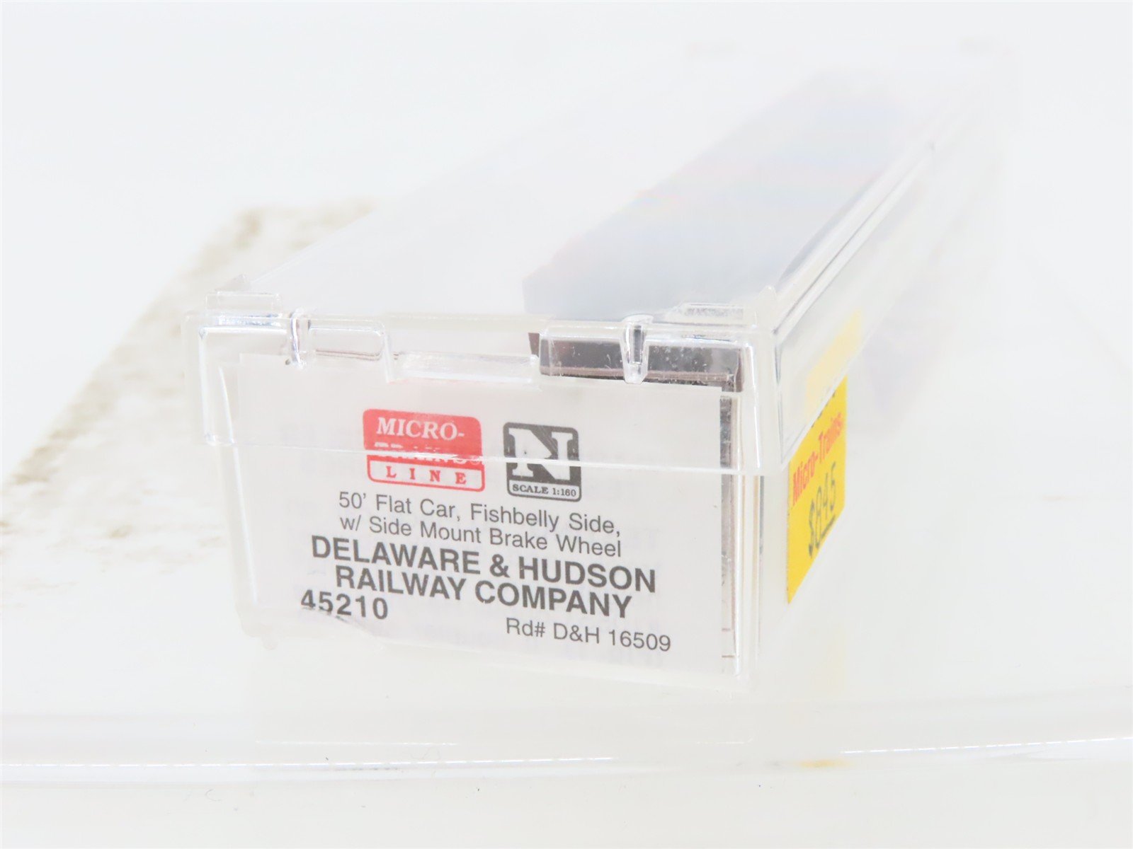 N Scale Micro-Trains MTL 45210 D&H Delaware & Hudson 50' Flat Car #16509