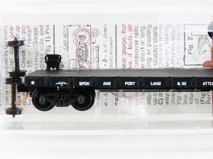 N Micro-Trains MTL 44080 SP&S Spokane Portland & Seattle 50' Flat Car #34040