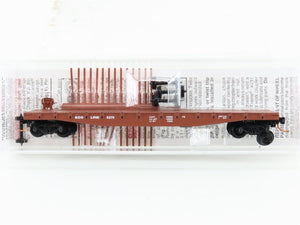 N Scale Micro-Trains MTL 45110 SOO Line 50' Fishbelly Side Flat Car #5275