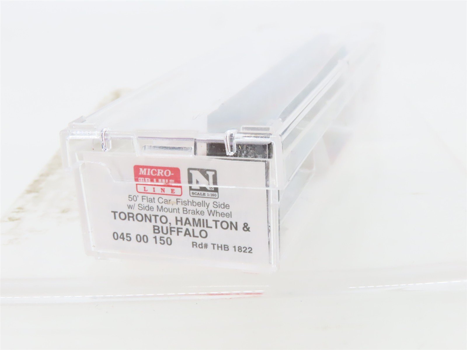 N Micro-Trains MTL 04500150 THB Toronto Hamilton & Buffalo 50' Flat Car #1822