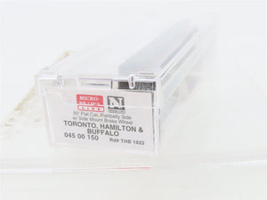 N Micro-Trains MTL 04500150 THB Toronto Hamilton & Buffalo 50' Flat Car #1822