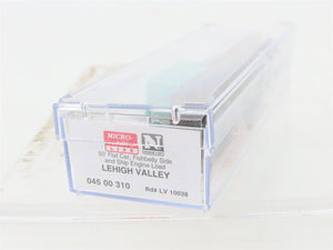 N Scale Micro-Trains MTL 04500310 LV 50' Flat Car #10038 w/ Ship Engine Load