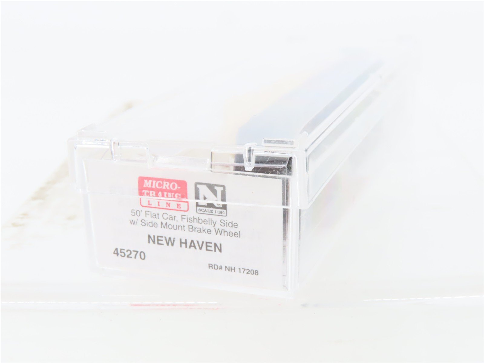 N Scale Micro-Trains MTL 45270 NH New Haven 50' Flat Car #17208 w/ Load