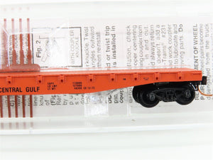 N Scale Micro-Trains MTL 45010 ICG Illinois Central Gulf 50' Flat Car #905126