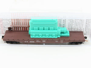 N Scale Micro-Trains MTL 04500310 LV 50' Flat Car #10038 w/ Ship Engine Load