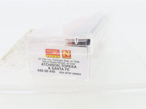 N Scale Micro-Trains MTL 04500440 ATSF Santa Fe 50' Flat Car #206650 w/ Load