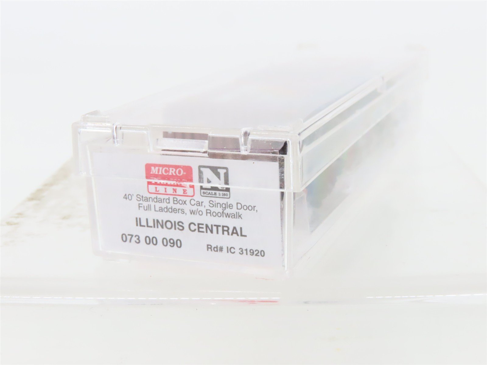 N Scale Micro-Trains MTL 07300090 IC Illinois Central 40' Box Car #31920