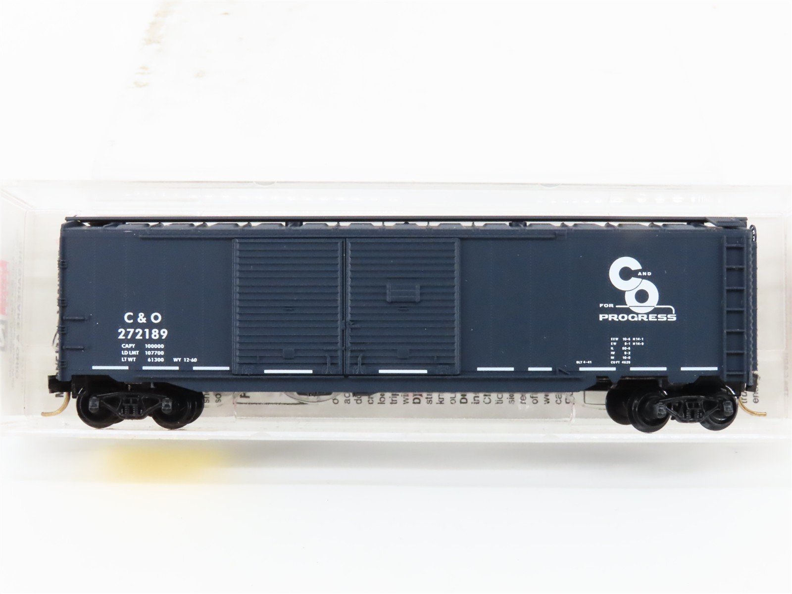 N Micro-Trains MTL 78070 C&O Chesapeake & Ohio "Progress" 50' Box Car #272189
