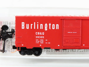 N Scale Micro-Trains MTL 73050 CB&Q Burlington Route 40' Box Car #39305