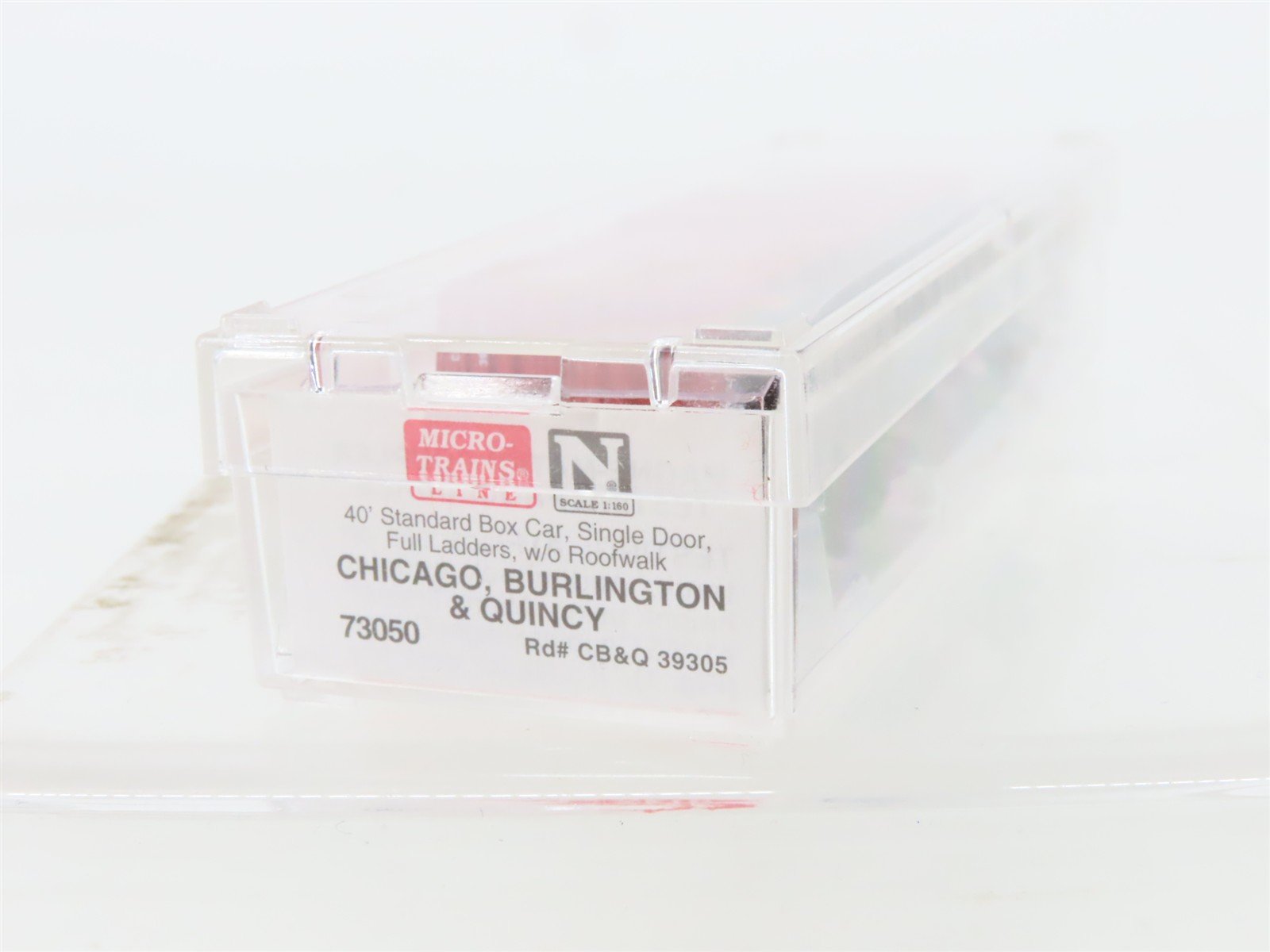 N Scale Micro-Trains MTL 73050 CB&Q Burlington Route 40' Box Car #39305