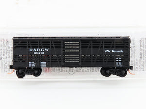 N Scale Micro-Trains MTL 35090 D&RGW Rio Grande 40' Despatch Stock Car #36413