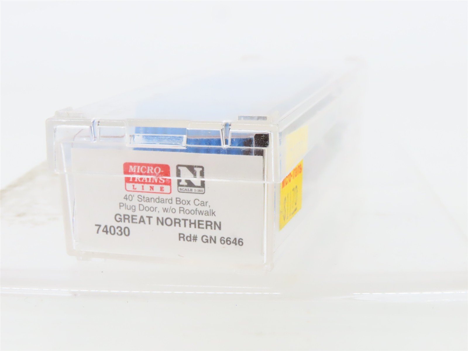 N Scale Micro-Trains MTL 74030 GN Great Northern Big Sky Blue 40' Box Car #6646