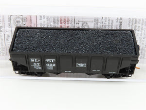 N Scale Micro-Trains MTL 08500050 SL-SF Frisco 2-Bay Hopper #87422 w/ Coal Load