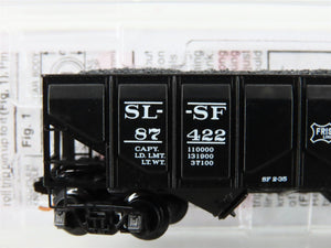 N Scale Micro-Trains MTL 08500050 SL-SF Frisco 2-Bay Hopper #87422 w/ Coal Load