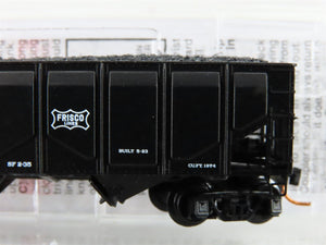 N Scale Micro-Trains MTL 08500050 SL-SF Frisco 2-Bay Hopper #87422 w/ Coal Load