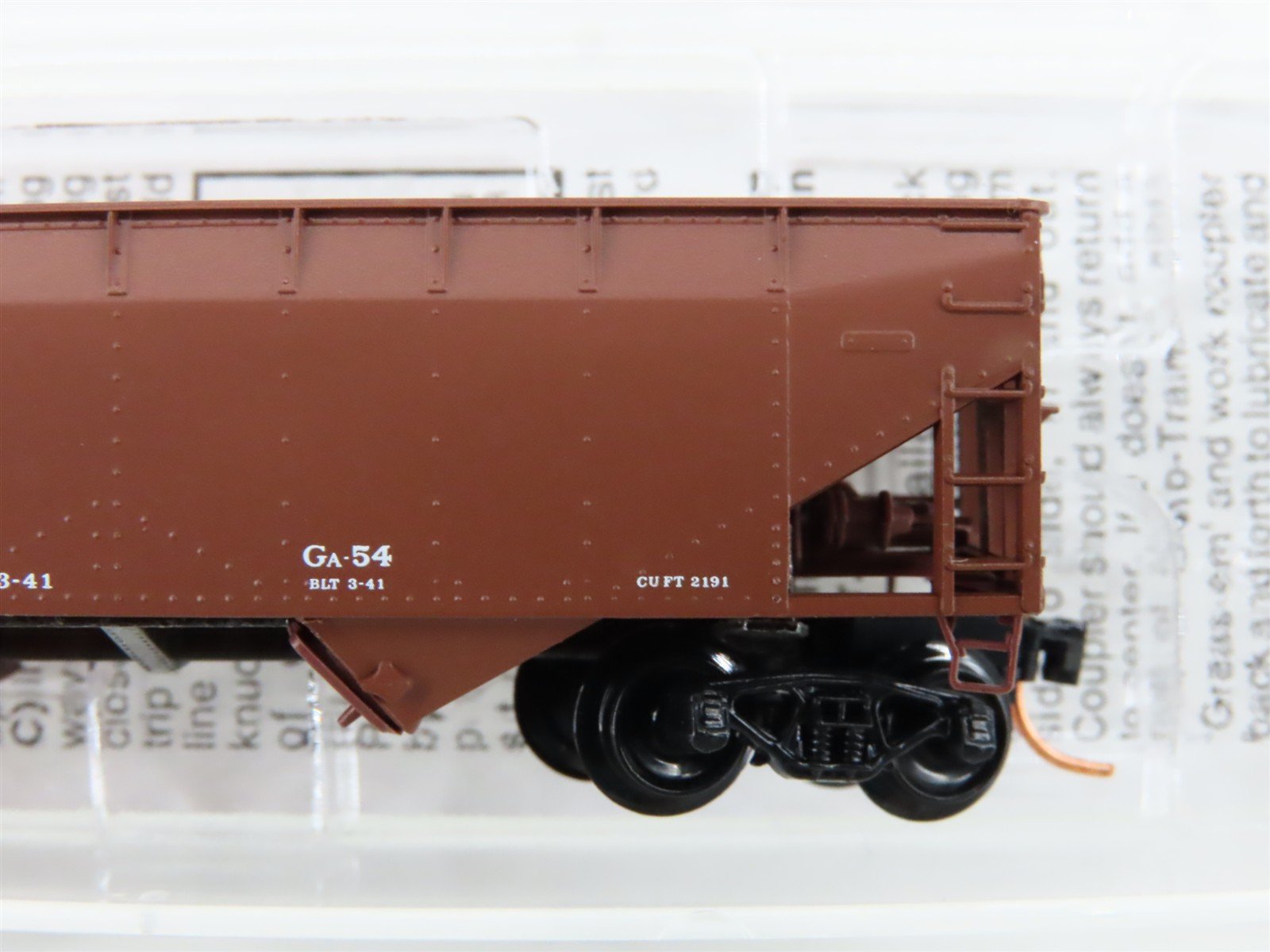 N Scale Micro-Trains MTL 55010 ATSF Santa Fe 2-Bay Open Hopper #180806