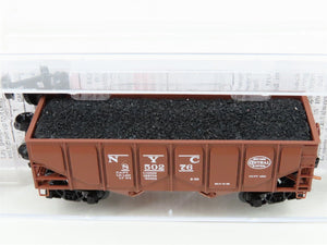 N Micro-Trains MTL 08500022 NYC New York Central 2-Bay Hopper #850276 w/ Load