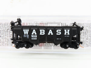 N Scale Micro-Trains MTL 08500010 WAB Wabash 2-Bay Hopper #37065 w/ Coal Load