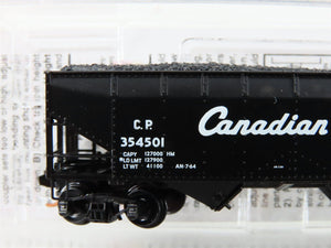 N Scale Micro-Trains MTL 05500410 CP Canadian Pacific 2-Bay Hopper 354501 w/Load
