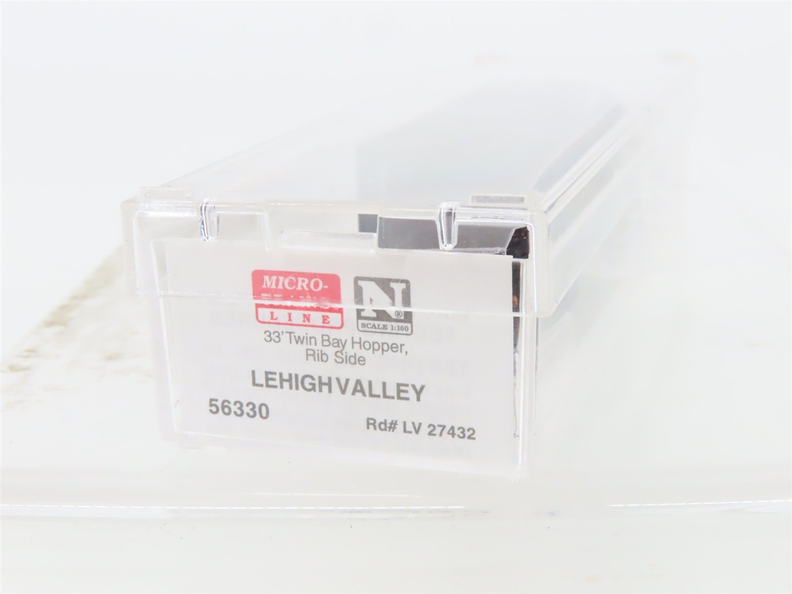 N Scale Micro-Trains MTL 56330 LV Lehigh Valley 2-Bay Open Hopper #27432