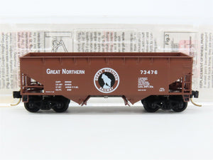 N Scale Micro-Trains MTL 55060 GN Great Northern 2-Bay Open Hopper #73476