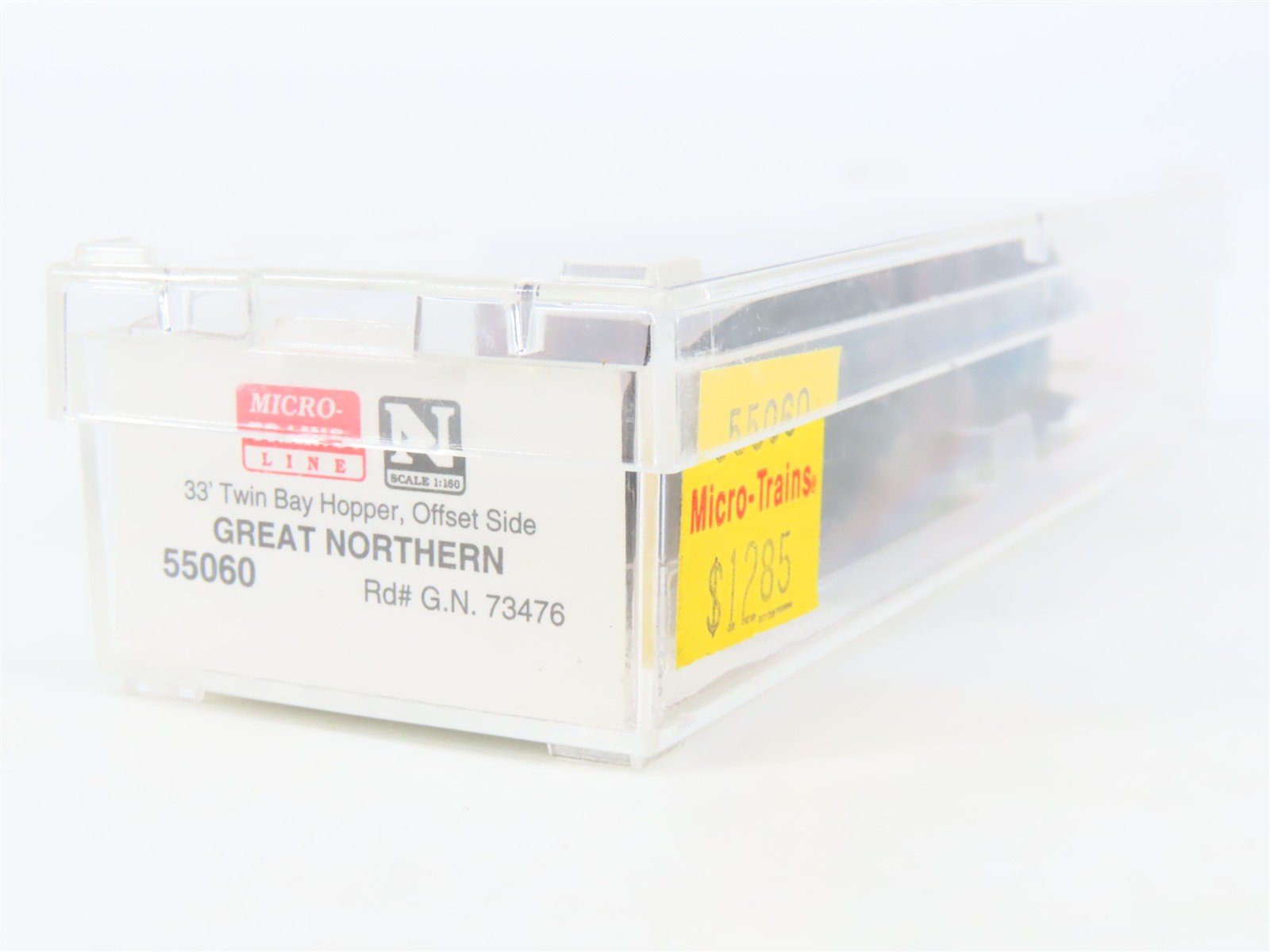N Scale Micro-Trains MTL 55060 GN Great Northern 2-Bay Open Hopper #73476