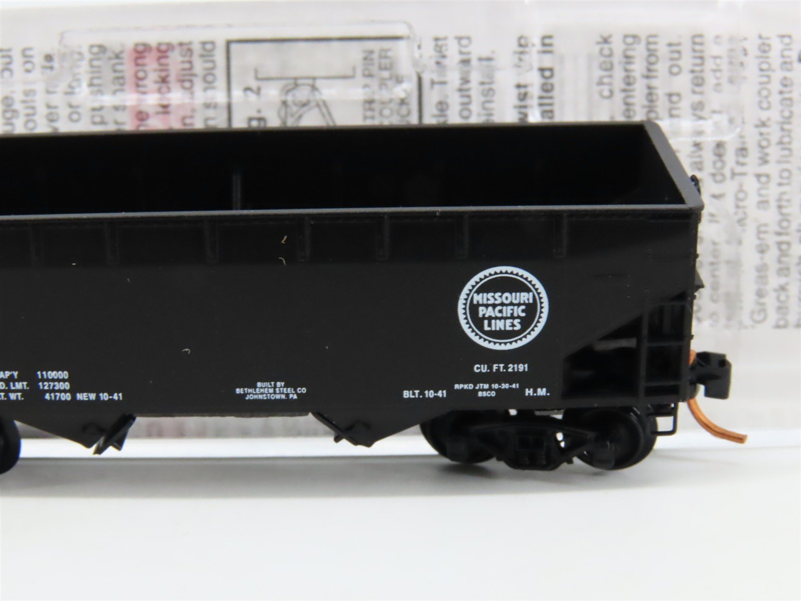 N Scale Micro-Trains MTL 05500320 MP Missouri Pacific 2-Bay Open Hopper #58757