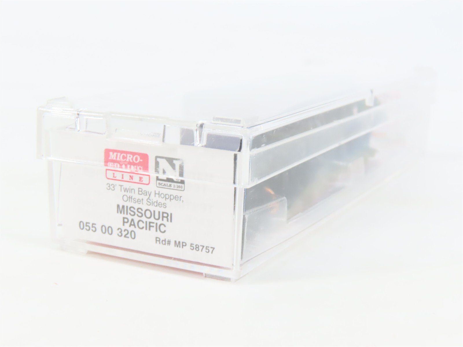 N Scale Micro-Trains MTL 05500320 MP Missouri Pacific 2-Bay Open Hopper #58757