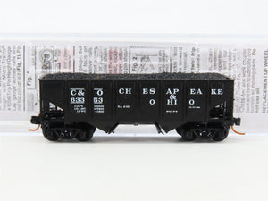 N Scale Micro-Trains MTL 08500040 C&O Chesapeake & Ohio 2-Bay Open Hopper #63353