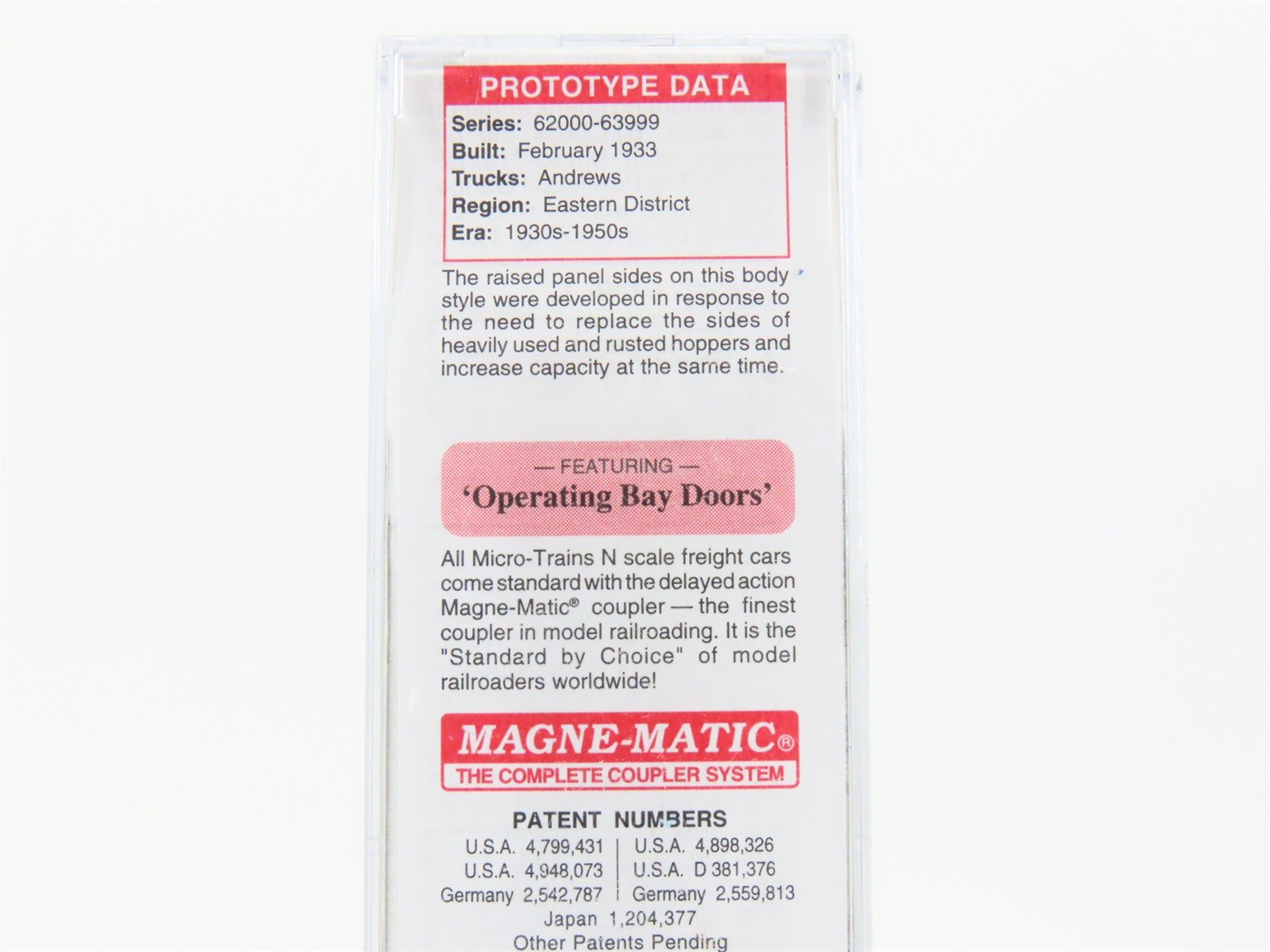 N Scale Micro-Trains MTL 08500040 C&O Chesapeake & Ohio 2-Bay Open Hopper #63353