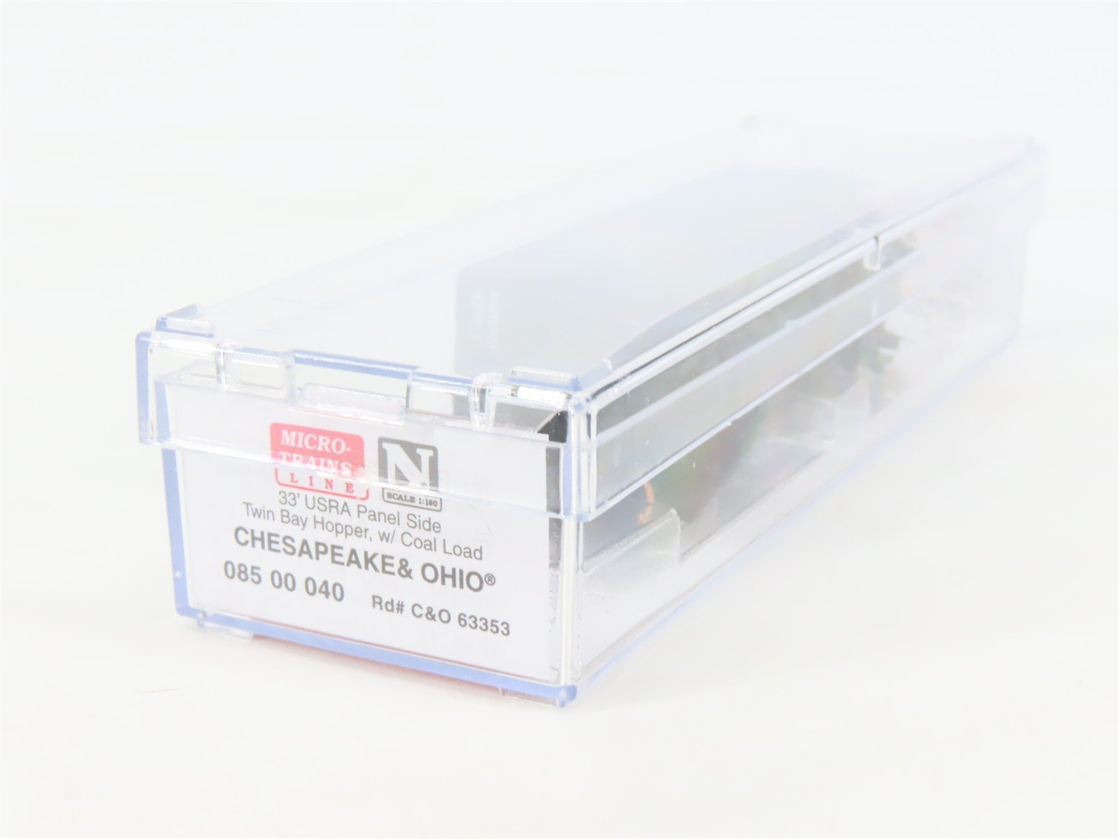 N Scale Micro-Trains MTL 08500040 C&O Chesapeake & Ohio 2-Bay Open Hopper #63353