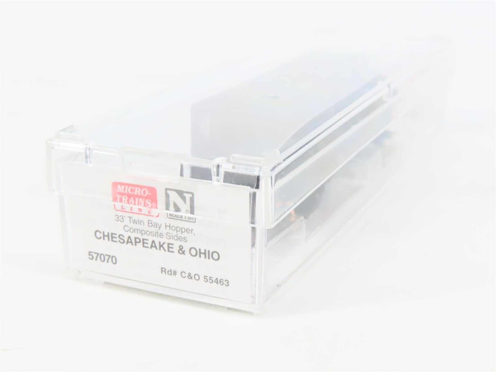 N Scale Micro-Trains MTL 57070 C&O Chesapeake & Ohio 2-Bay Open Hopper #55463