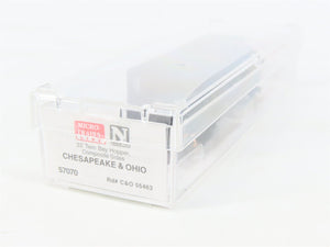 N Scale Micro-Trains MTL 57070 C&O Chesapeake & Ohio 2-Bay Open Hopper #55463