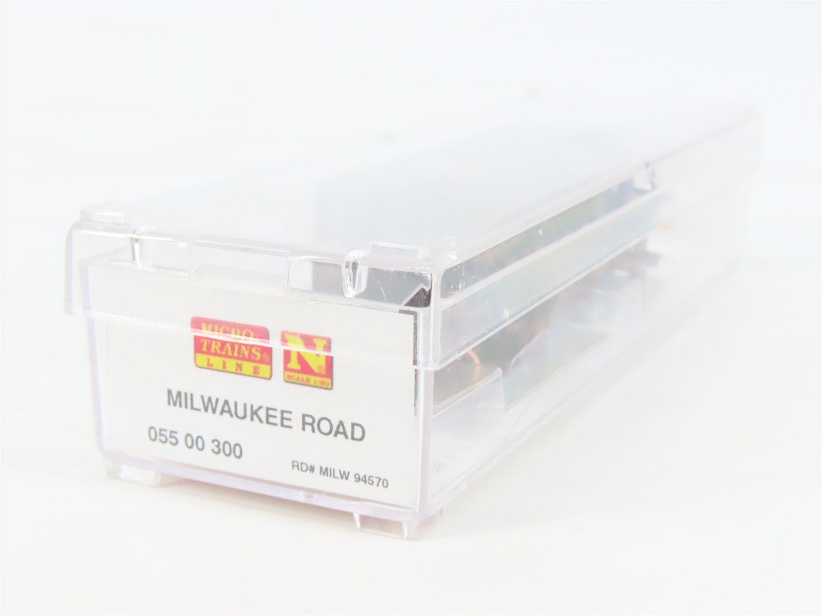 N Scale Micro-Trains MTL 05500300 MILW Milwaukee Road 2-Bay Hopper #94570 w/Load