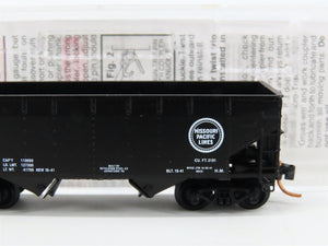 N Scale Micro-Trains MTL 05500320 MP Missouri Pacific 2-Bay Open Hopper #58757