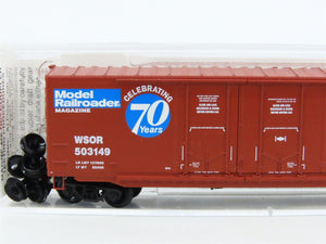 N Scale Micro-Trains MTL 75130 WSOR Model Railroader 70 Years 50' Boxcar #503149