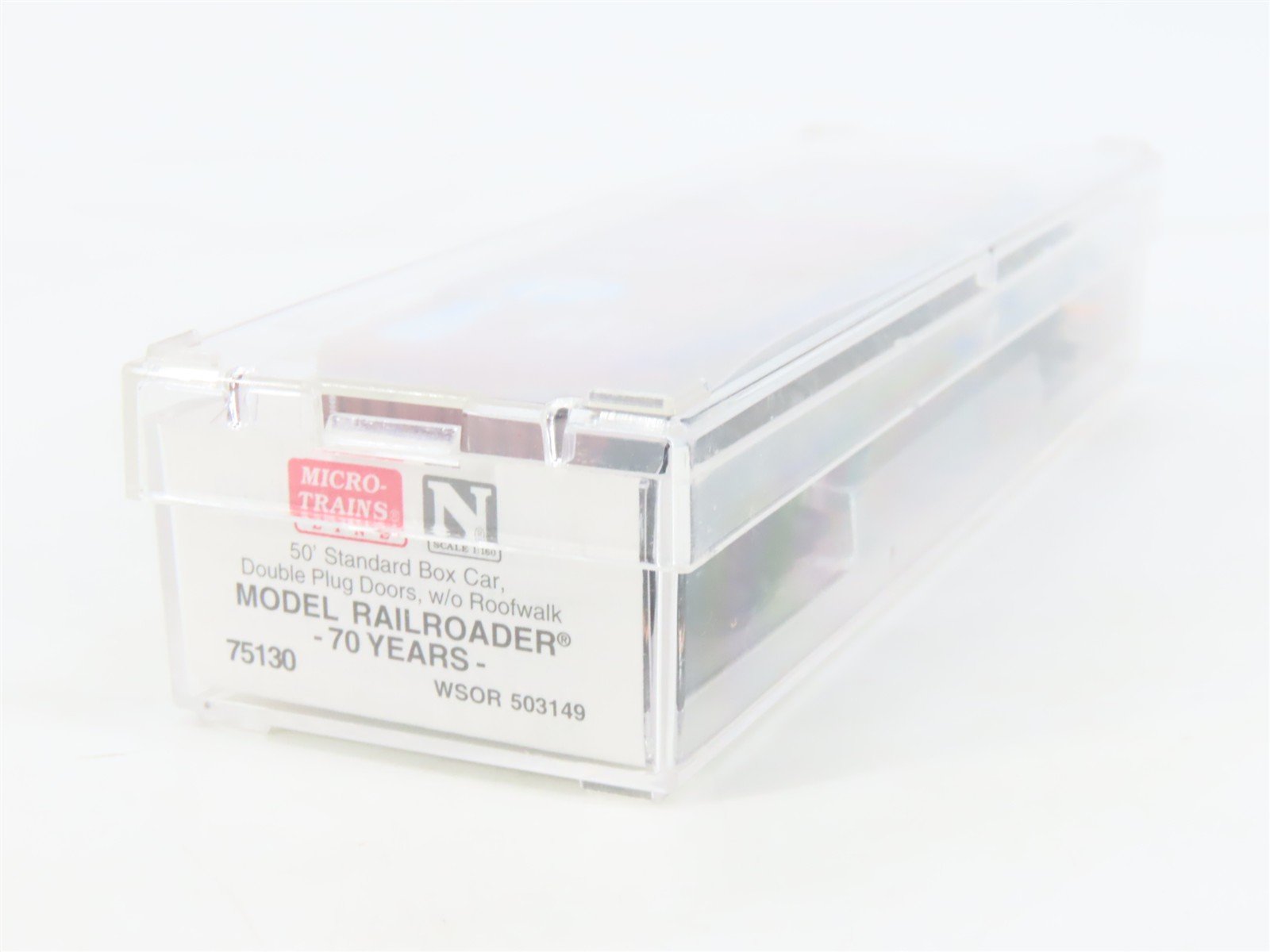 N Scale Micro-Trains MTL 75130 WSOR Model Railroader 70 Years 50' Boxcar #503149