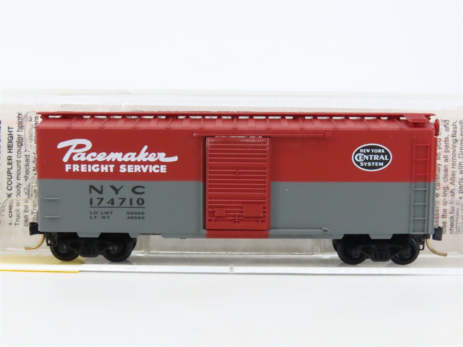 N Scale Micro-Trains MTL 20240 NYC New York Central Pacemaker 40' Boxcar #174710