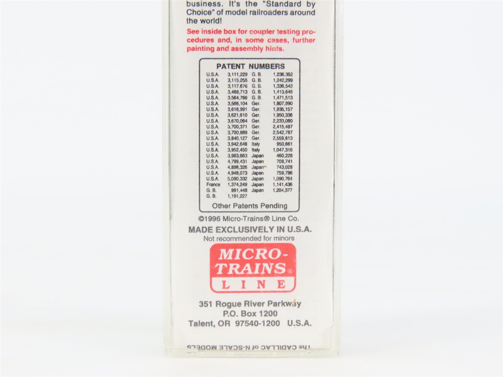 N Scale Micro-Trains MTL 75040 USLX Tropicana Double Plug Door 50' Boxcar #13085
