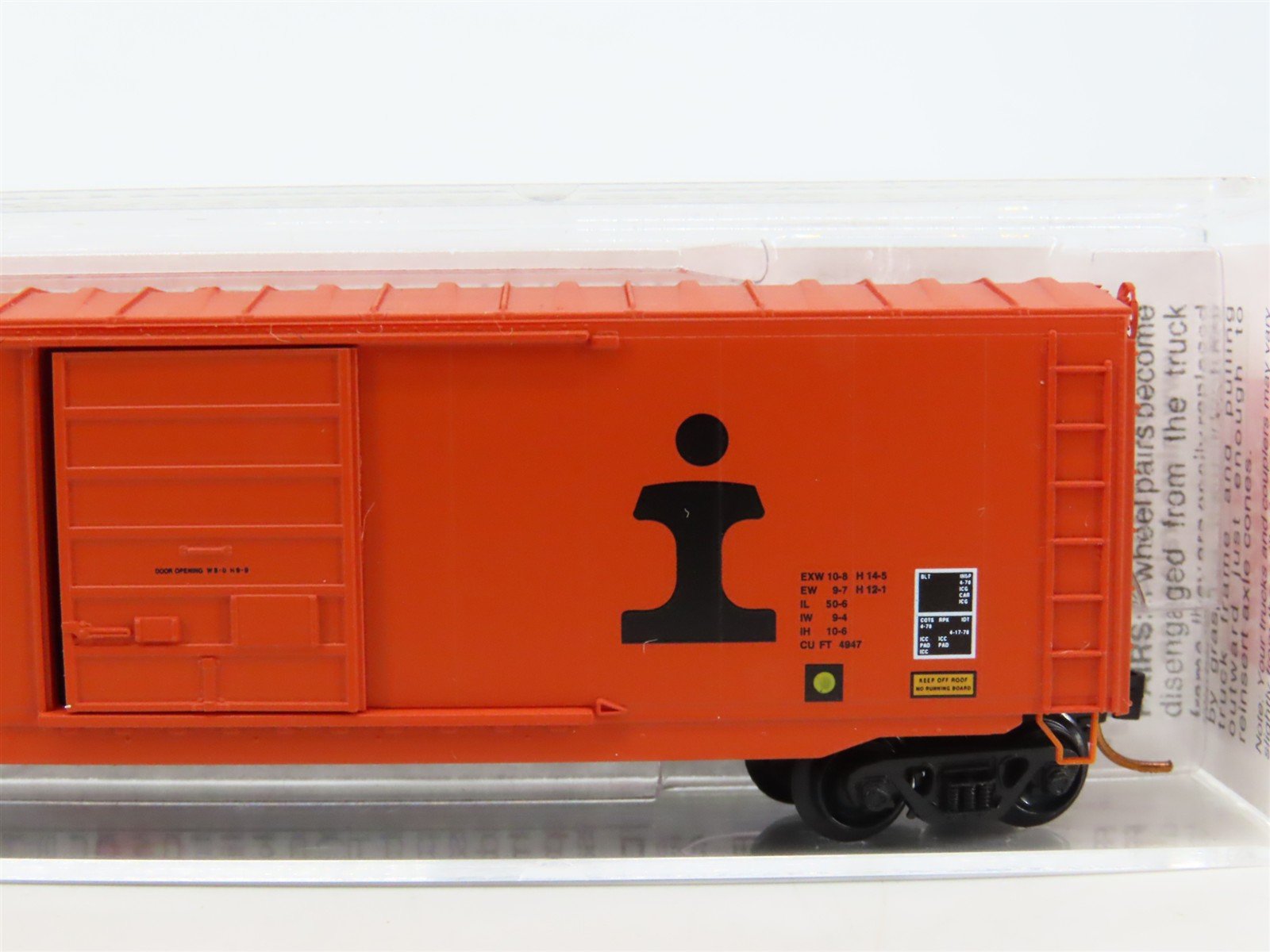 N Scale Micro-Trains MTL 07700120 ICG Illinois Central Gulf 50' Box Car #511308