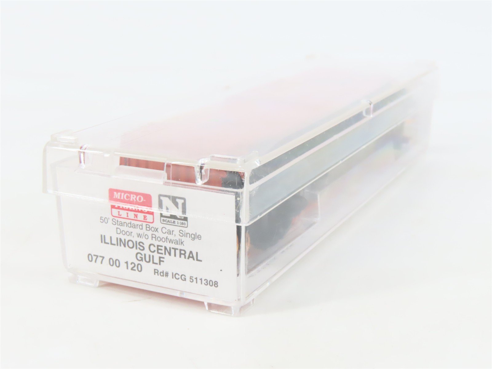 N Scale Micro-Trains MTL 07700120 ICG Illinois Central Gulf 50' Box Car #511308