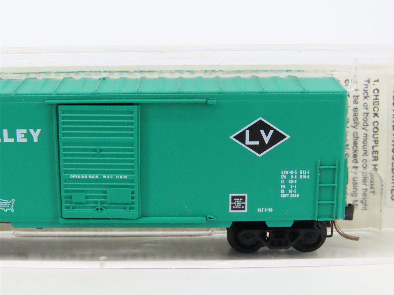 N Scale Micro-Trains MTL 24020 LV Lehigh Valley 40' Single Door Box Car #66205