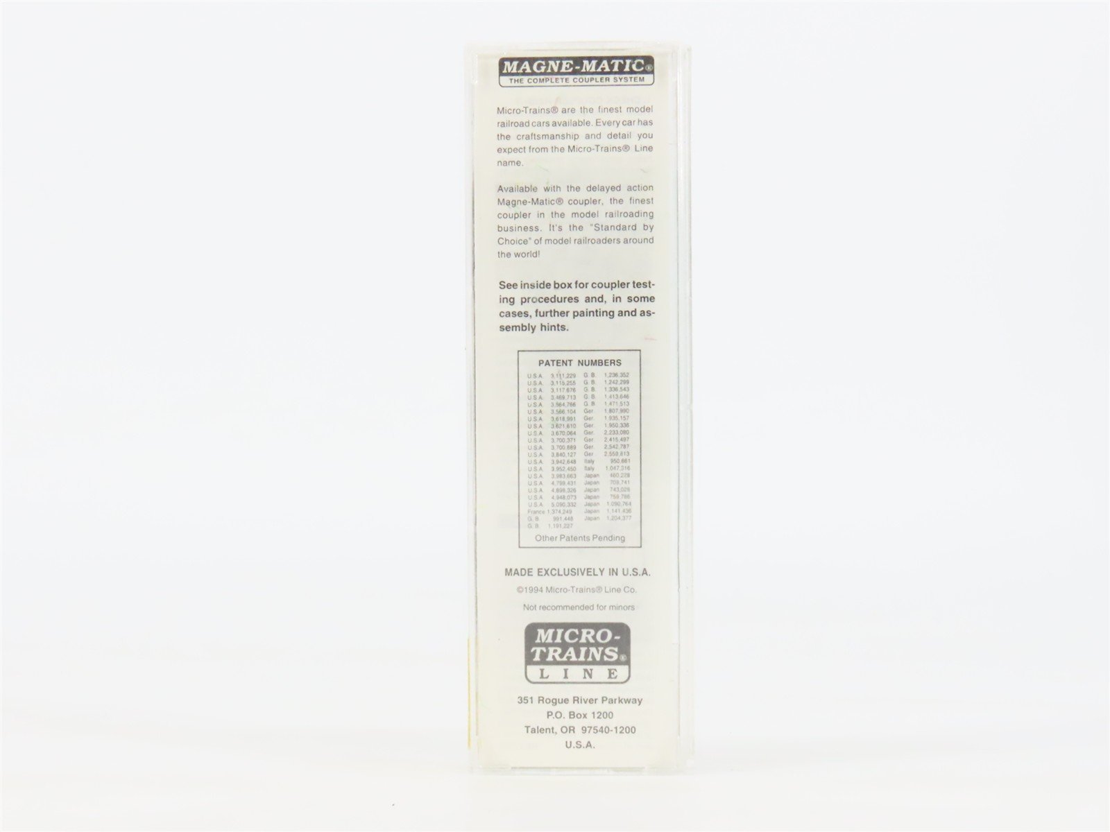 N Scale Micro-Trains MTL 24020 LV Lehigh Valley 40' Single Door Box Car #66205