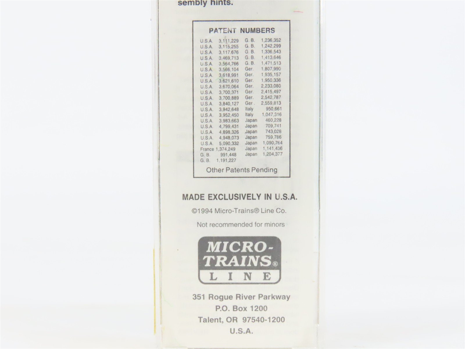 N Scale Micro-Trains MTL 24020 LV Lehigh Valley 40' Single Door Box Car #66205