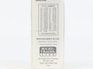 N Scale Micro-Trains MTL 24020 LV Lehigh Valley 40' Single Door Box Car #66205