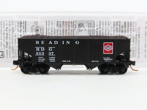 N Scale Micro-Trains MTL 05600180 RDG Reading Lines 2-Bay Hopper #80337 w/ Load