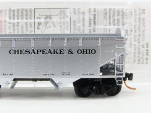 N Scale Micro-Trains MTL 86030 C&O Chesapeake & Ohio 2-Bay Open Hopper #130