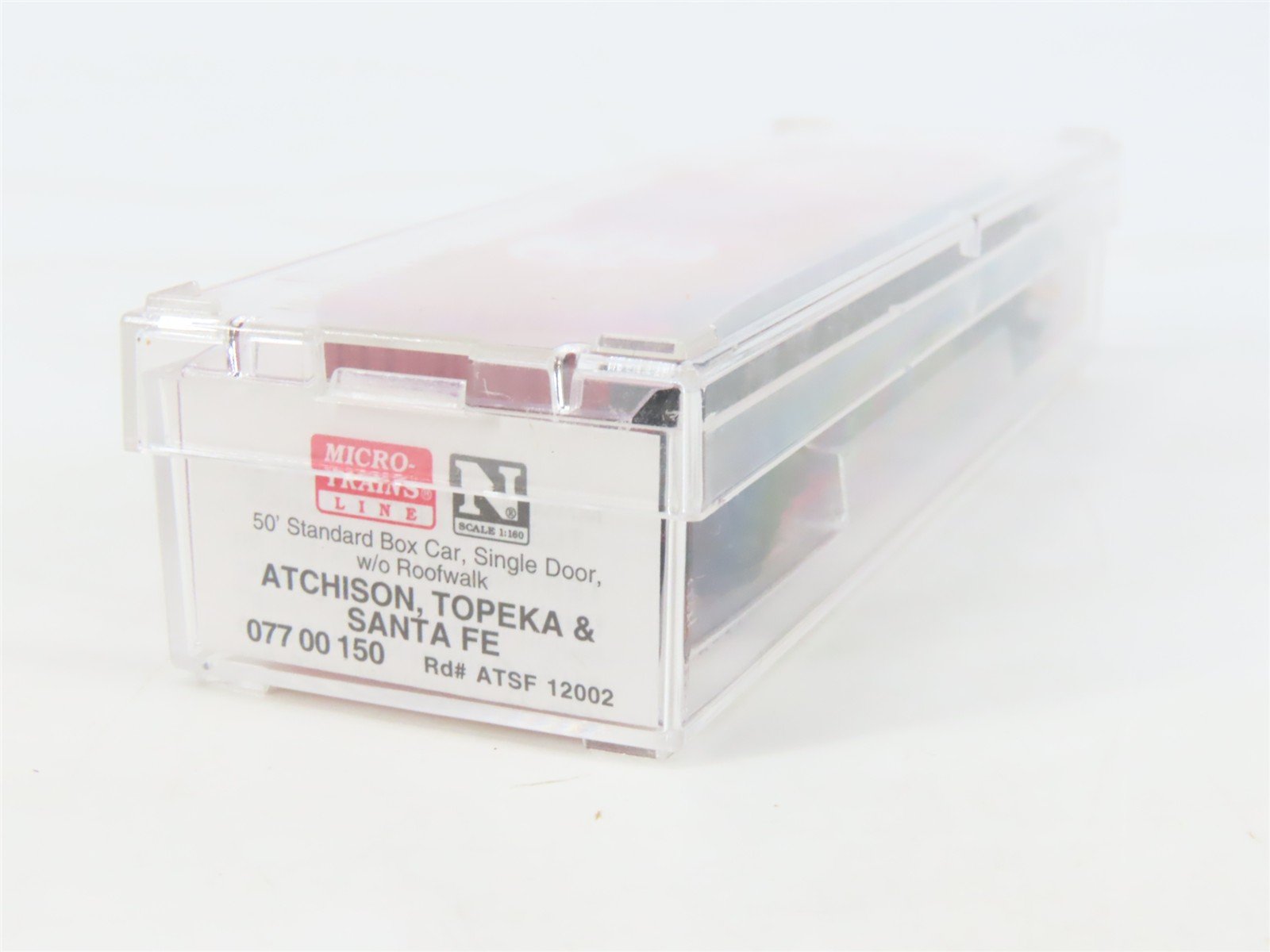 N Scale Micro-Trains MTL 07700150 ATSF Santa Fe Shock Control 50' Box Car #12002