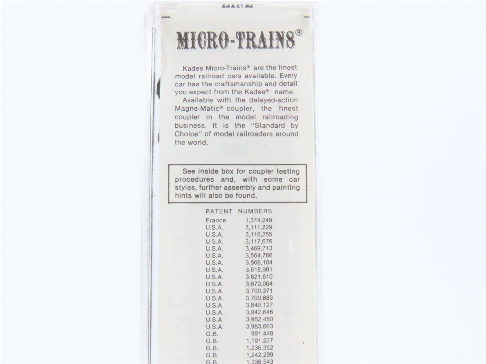N Kadee Micro-Trains MTL 32150 DTI Detroit Toledo & Ironton 50' Box Car #20275
